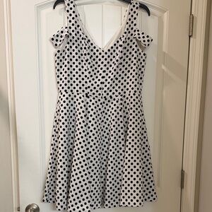 Betsey Johnson Black and White Polka Dot Dress